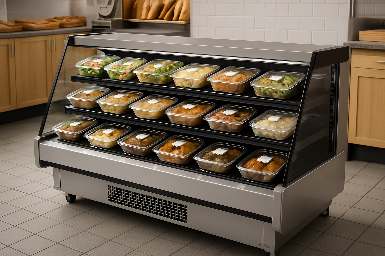 Open air merchandiser